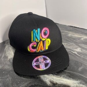 Black Cap with Vibrant Embroidery​